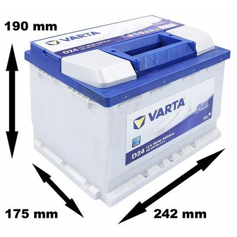 Batterie Varta Blue Dynamic D24 12v 60ah 540A 560 408 054
