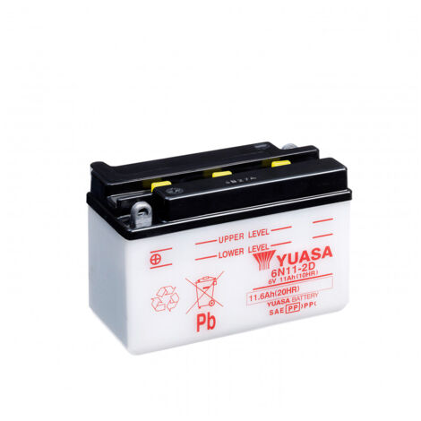 Batterie moto YUASA 6N11-2D 6V 11.6AH (1/3)