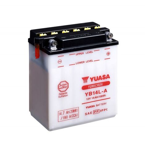 Acide de batterie Yuasa pour batterie YTX14-BS