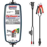 Chargeur de batterie 12V 6A – Récupération basse tension 0.5V – Démarrage désulfatation 2 étapes – Compatible Acide, AGM, GEL jusqu'à 144Ah – Optimate - TM-360