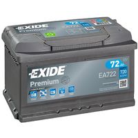Batterie Exide Premium EA722 12v 72AH 720A FA722
