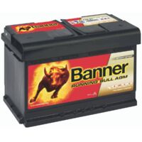 Batterie de voiture AGM 12V 70Ah 720A – 57001 – Pour démarrage et décharge lente – Dimensions 278x175x190mm – Banner