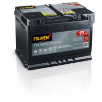 Batterie de voiture 12V 77Ah 760A – FA770 – Plomb Calcium sans entretien – Pour démarrage auto et bateaux – Fulmen