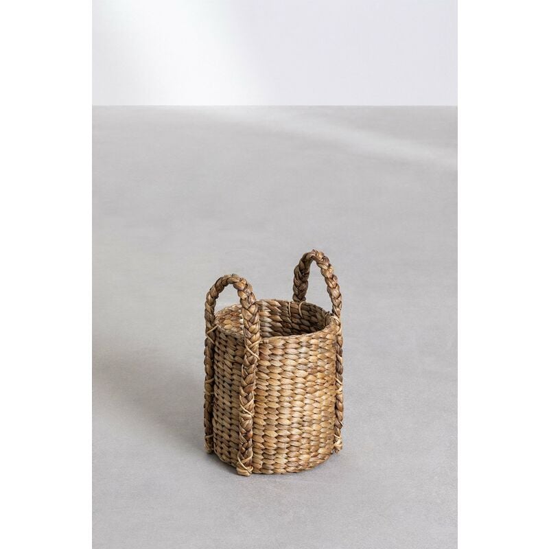 CESTA ROPA RATTAN 35L PLATA 6,95€