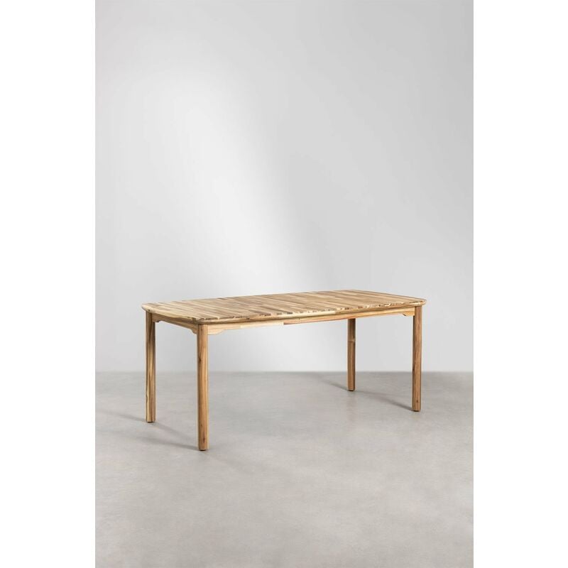 Mesa de Jardín Rectangular en Madera de Acacia (180x90 cm) Giada - SKLUM