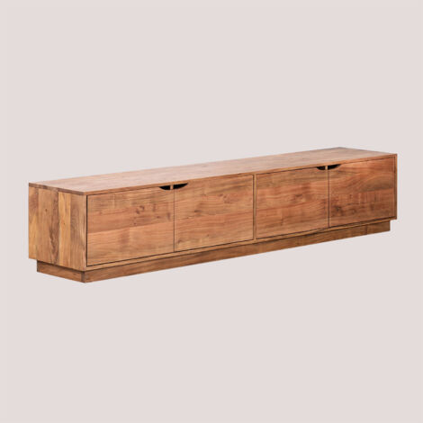 Mueble de TV 200x40 cm en madera de acacia Tasmani SKLUM (1/5)