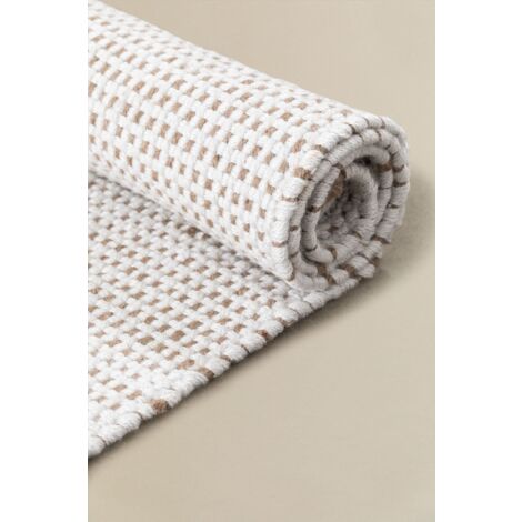 Alfombra redonda Infantil (100 cm) Iglo Blanco - Textiles para