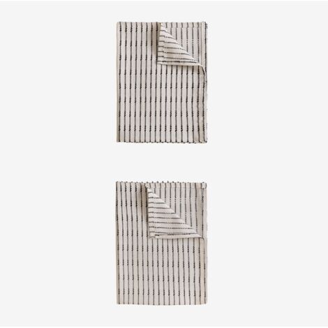 Set de 2 paños de cocina en algodón Oziel SKLUM (1/5)