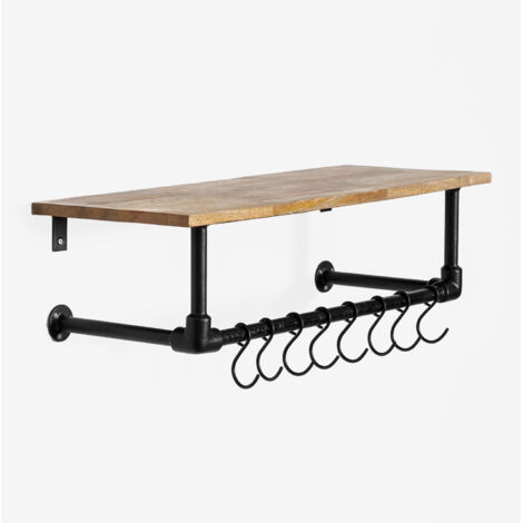 Sklum Colgador Con Estante Sklum Colgador De Bambu Sklum Perchero