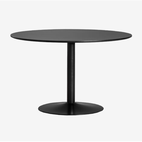 Mesa de comedor redonda en MDF y hierro Yvetta SKLUM             