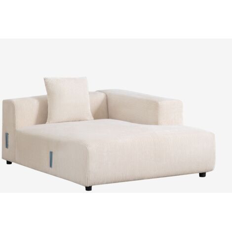 Módulo chaise longue derecho con cojín para sofá modular Bruna SKLUM              (1/5)
