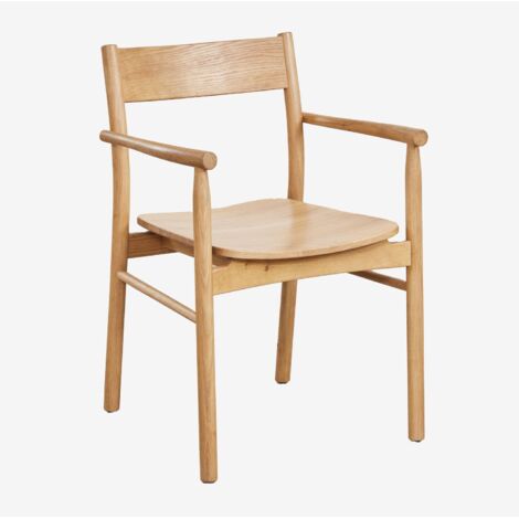 Pack de 2 sillas de comedor en madera de roble Mara Signature SKLUM              (1/5)
