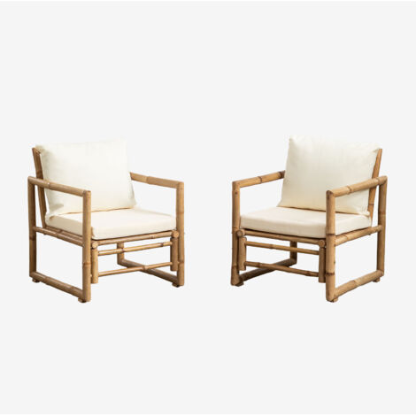 Sillón de jardín en bambú Livayna SKLUM              (1/5)