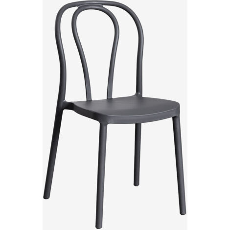 Pack de 4 sillas de comedor apilables en polipropileno Mizzi SKLUM (1/5)