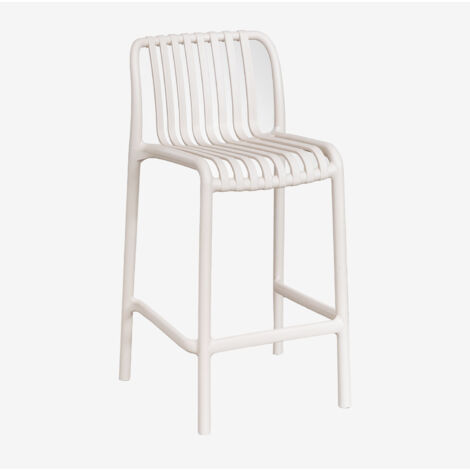 Pack de 4 taburetes altos apilables en polipropileno Wendell SKLUM (1/5)