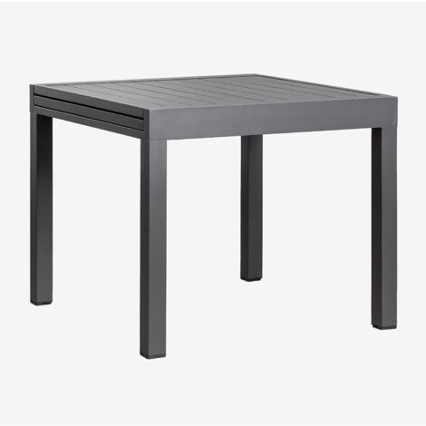 Mesa de jardín 90-180x90 cm extensible en aluminio Starmi SKLUM             
