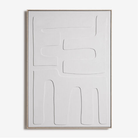 Cuadro decorativo 100x140 cm pintado a mano con relieve Aloxen SKLUM              (1/5)