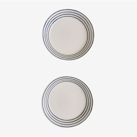 Pack de 2 platos hondos en new bone china Isolda SKLUM              (1/5)