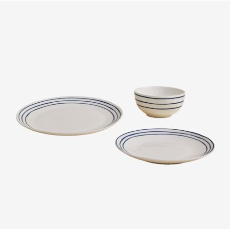 Vajilla en new bone china de 12 piezas Isolda SKLUM             