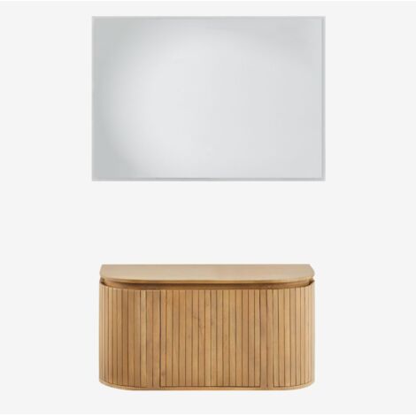 Conjunto de mueble de baño en madera de mango Analis SKLUM             