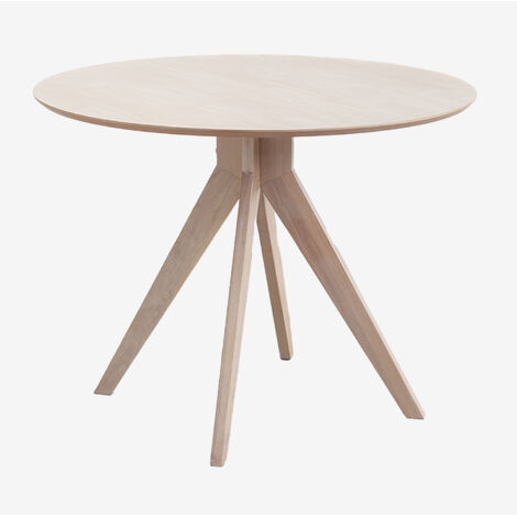 Mesa de comedor redonda Ø100 cm en madera Sekiz SKLUM             