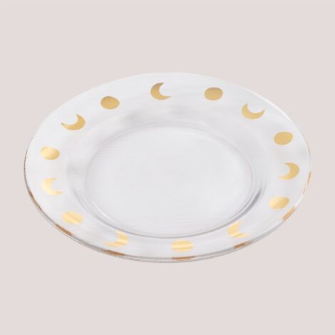 Pack de 4 Platos Llanos en Cristal Exton SKLUM              (1/5)