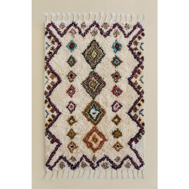 SKLUM Tappeto in lana e cotone (280x165 cm) Mesty Ethnic Colors