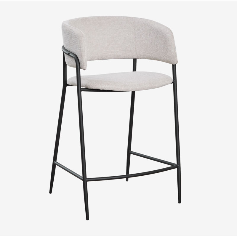 Maven Lane Pullman Backless Bar Stool in Walnut Finish w/ Marksman Saddle Vegan Leather
