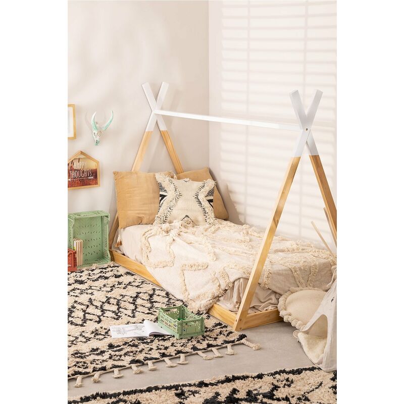 SKLUM Letto in legno per materasso 90 cm Typi Kids Legno Naturale