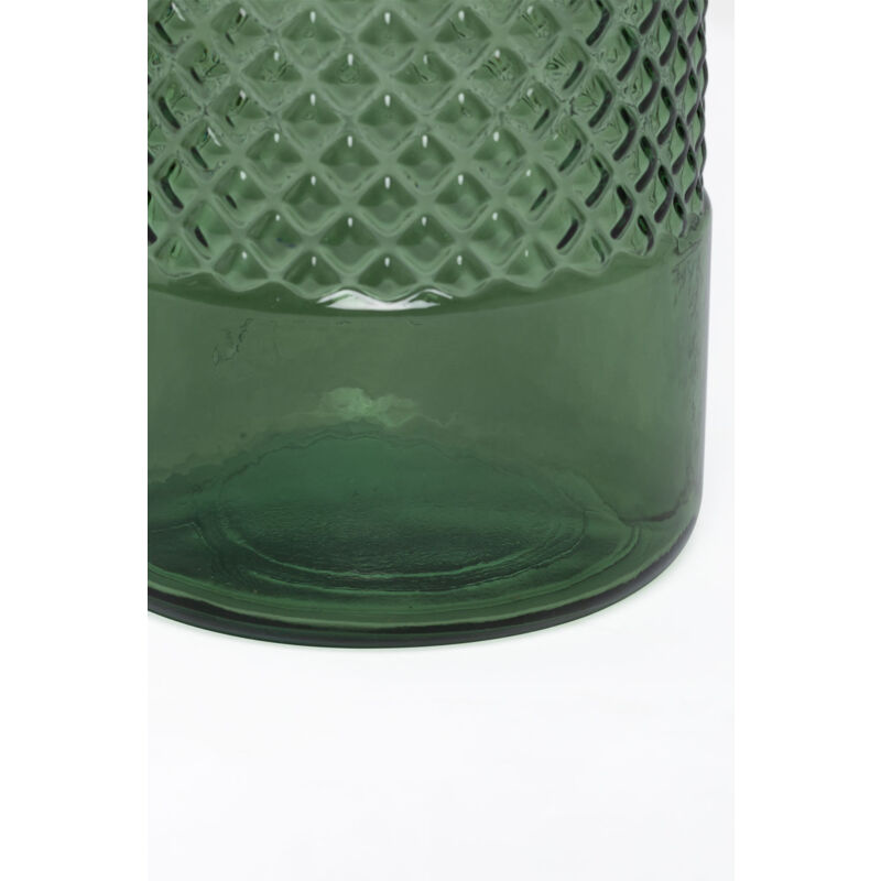 SKLUM Vaso in vetro riciclato 27,5 cm Dinte Verde Felce