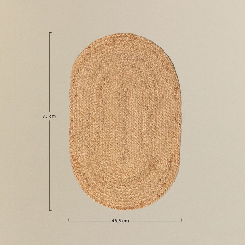 Laroom Zerbino In Juta Rosa, Antiscivolo E Resistente, Design Originale, Per Ingresso E Interni - 3