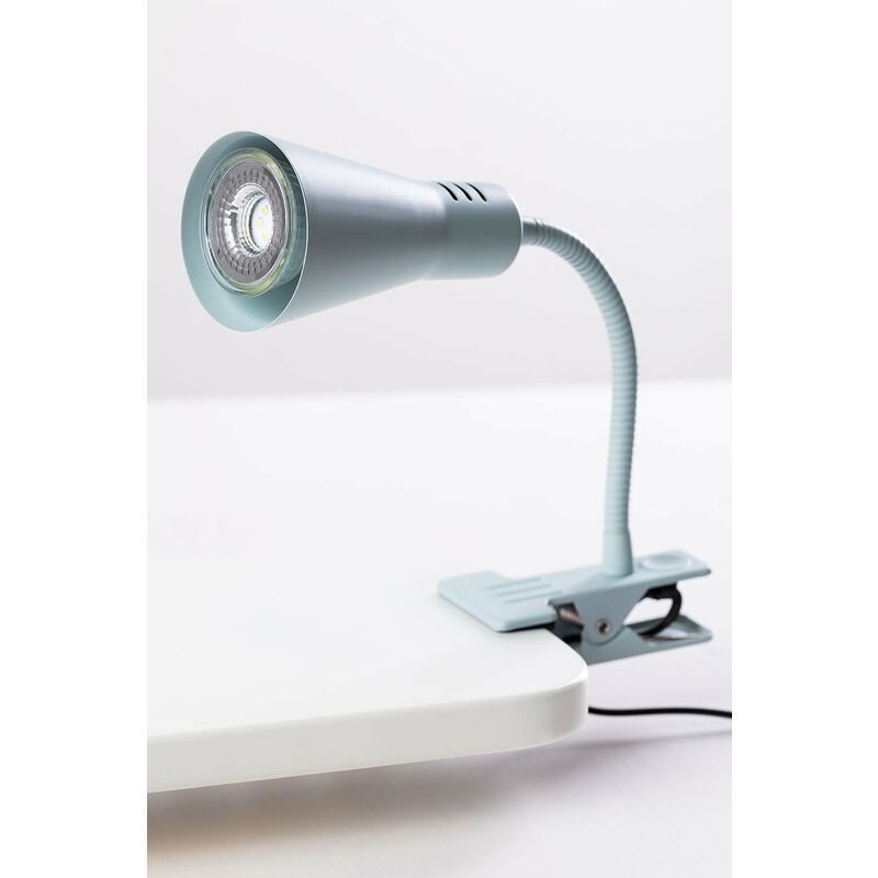 Lampada Lente Led Clip Da Tavolo Scrivania Ufficio Ingrandimento Con Pinza  2 Led - Trade Shop TRAESIO - Idee regalo