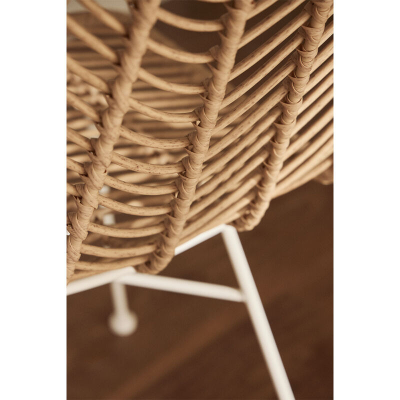 Biscottini Sedie da pranzo - Sedia in legno e rattan 45x42x89 cm - Sedie da ristorante - Sedie da cucina - Sedia vintage Thonet - Sedia da soggiorno