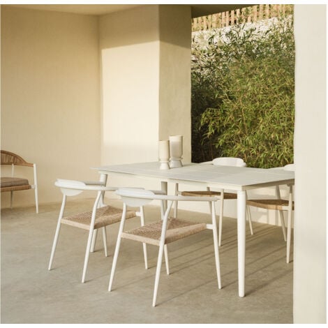 Tavolo da Giardino Rettangolare in Legno (160x90 cm) Melina - SKLUM
