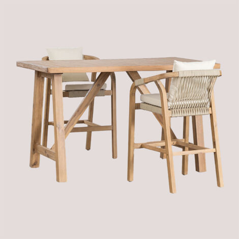 Set Tavolo Alto Salvaspazio Con 2 Sgabelli E 3 Ripiani – Design Moderno In Marmo E Tubo Bianco, Struttura Robusta, Imbottito
