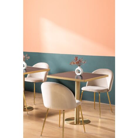 Tavolo Bar Quadrato in Gres (70x70 cm) Manhattan SKLUM