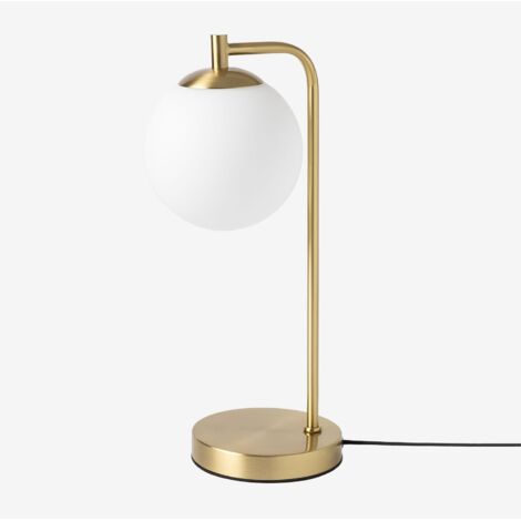 Lampada da Tavolo con Sfera di Cristallo Uvol SKLUM         Dorato   