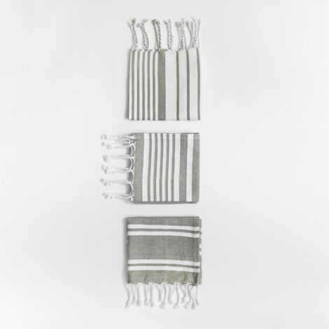 Set 3 Strofinacci Da Cucina In Microfibra - 40x55 Cm | Assorbenti E Decorativi (Design Fiore) - Foto 5