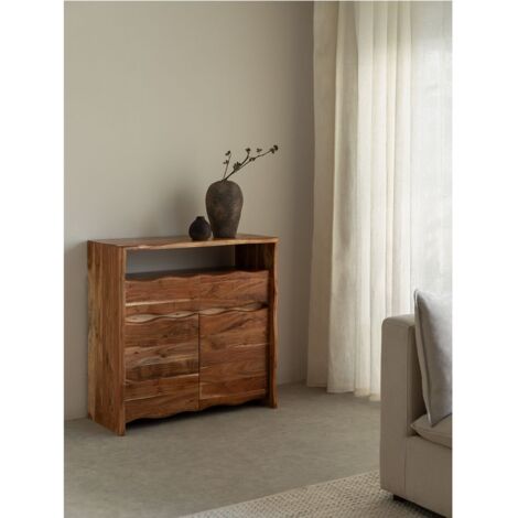 SKLUM Credenza Yago in legno di acacia con cassetti Acacia Marrone