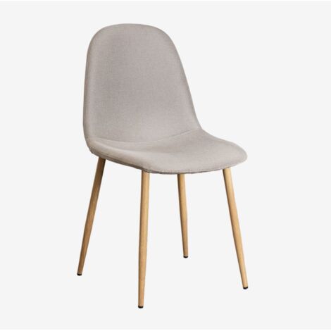 Sedia da pranzo imbottita Glamm SKLUM Legno naturale