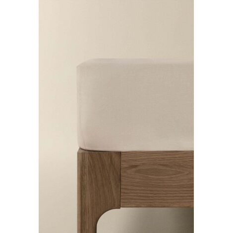 Lenzuolo con angoli 140x190 bio a righe – Percalle di cotone GOTS