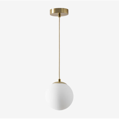 Lampada da soffitto Ø12 cm in ferro con sfera in vetro Uvol SKLUM