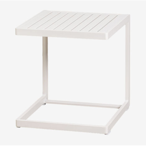 Tavolino da giardino quadrato 40x40 cm in alluminio Dulem SKLUM            