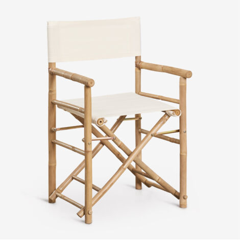 Sedia da regista pieghevole in bambù per giardino Woody SKLUM