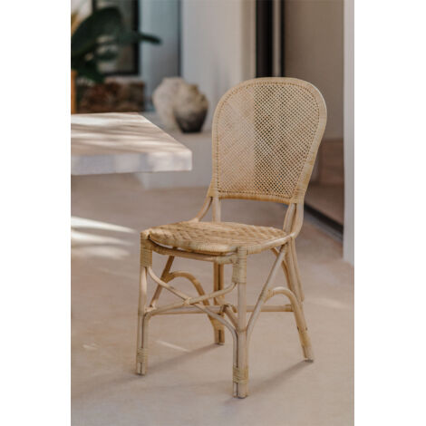 Confezione da sedie da giardino in rattan Zariel SKLUM