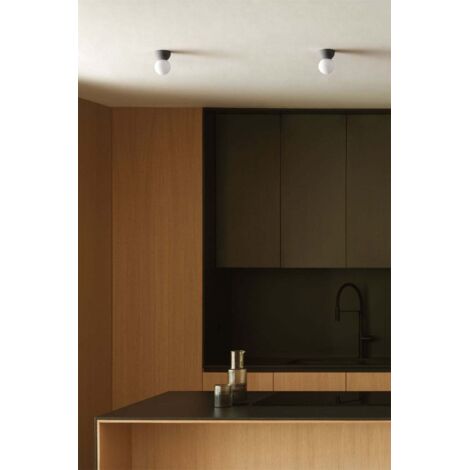 Plafoniera LED in ferro e vetro a 5 punti luce Necsar SKLUM