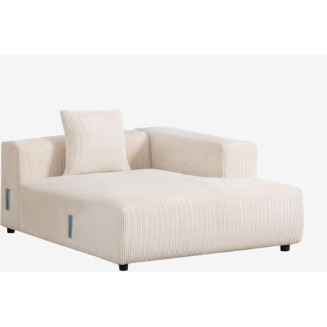 Modulo chaise longue destro con cuscino per divano modulare Bruna SKLUM (1/5)