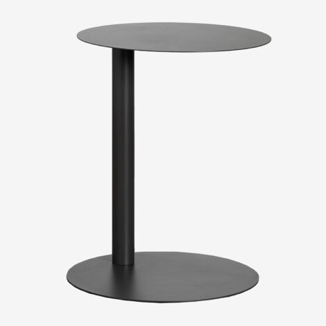 Tavolino da giardino rotondo Ø40 cm in acciaio inossidabile Yannik SKLUM