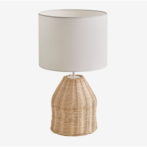 Lampada da tavolo in legno di mango Tiberia SKLUM