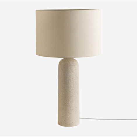 Lampada da tavolo in lino e fibra di vetro Otile SKLUM            